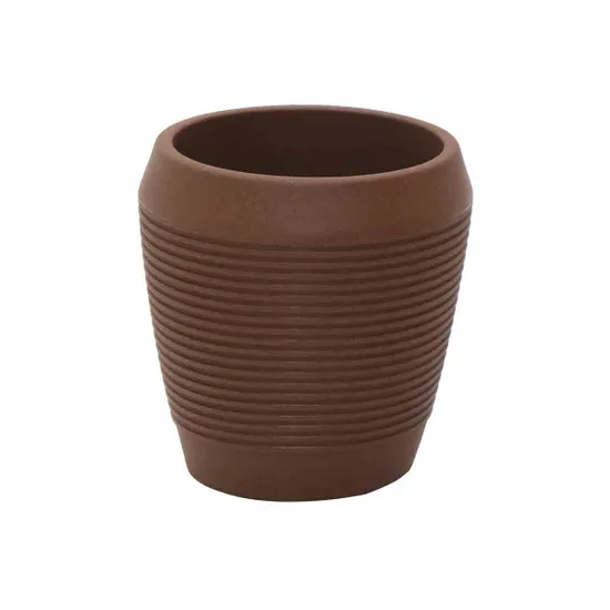 EGIPCIO MACETA 39CM MARRON