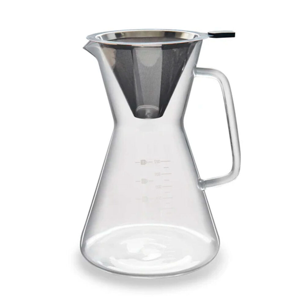 JARRA DE VIDRIO (CAFETERA) CON FILTRO PARA 8 TAZAS