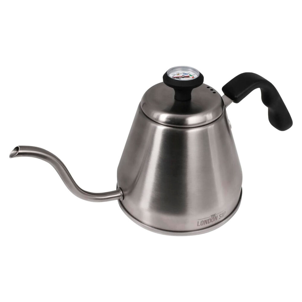 HERVIDOR CUELLO DE GANSO CON TERMOMETRO 1.2LT