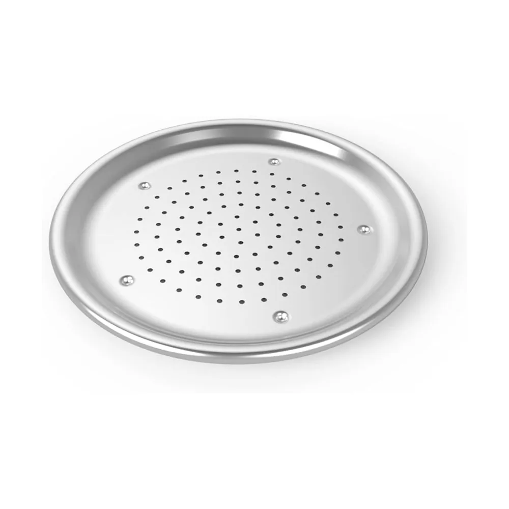 PRENSADORA DE PIZZA ALUMINIO PERFORADO DE AIRE