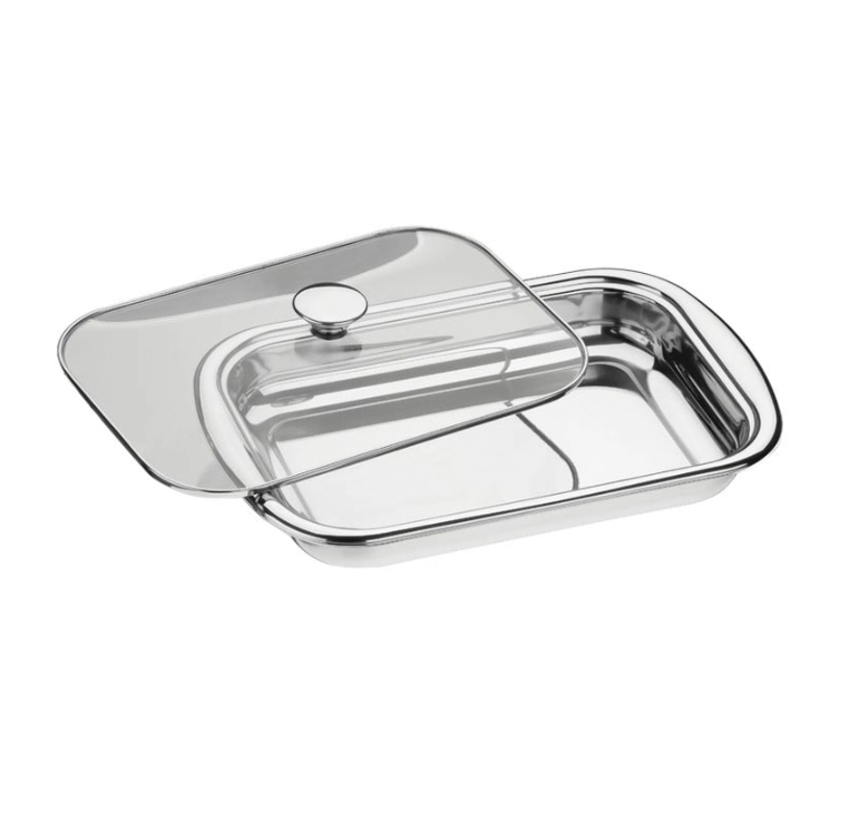 COSMOS ASADORA CON TAPA DE VIDRIO