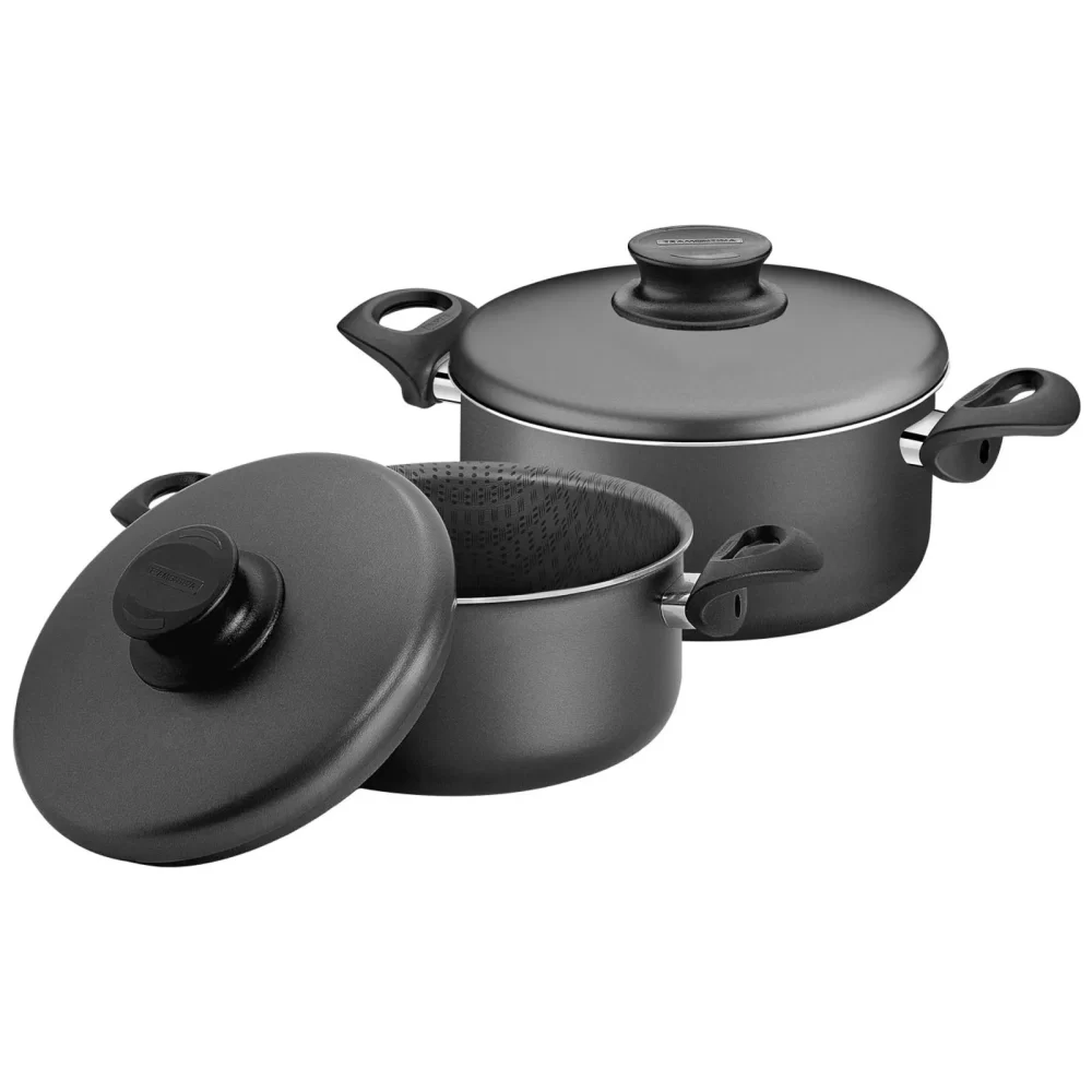 PARIS J2 CACEROLAS NEGRAS (24+26)