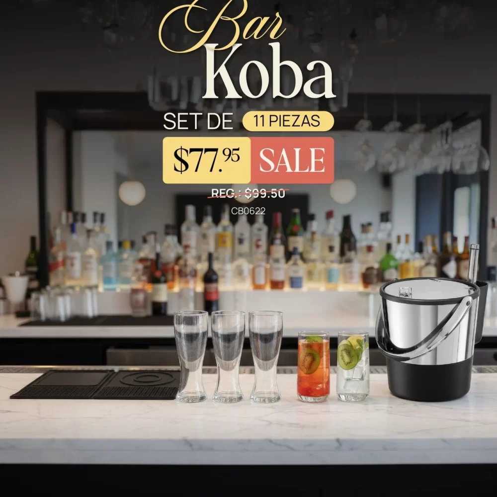 BAR KOBA SET DE 11 PIEZAS