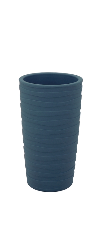 MACETA AGREGO AZUL TURQUESA 65 CM