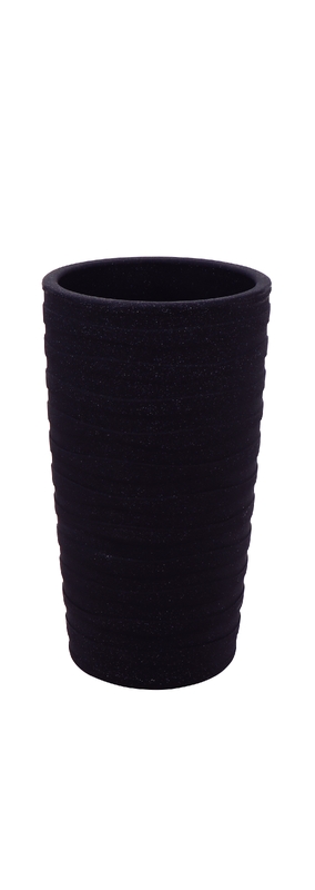 MACETA GREGO NEGRO 65 CM