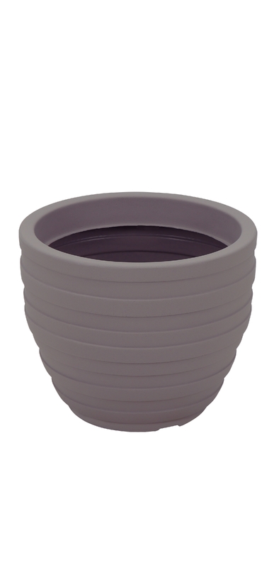 MACETA INCA GRIS 38 CM