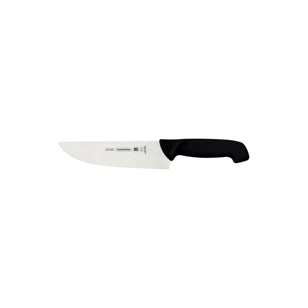PRO CUCHILLO CARNICERO NEGRO 8PLG