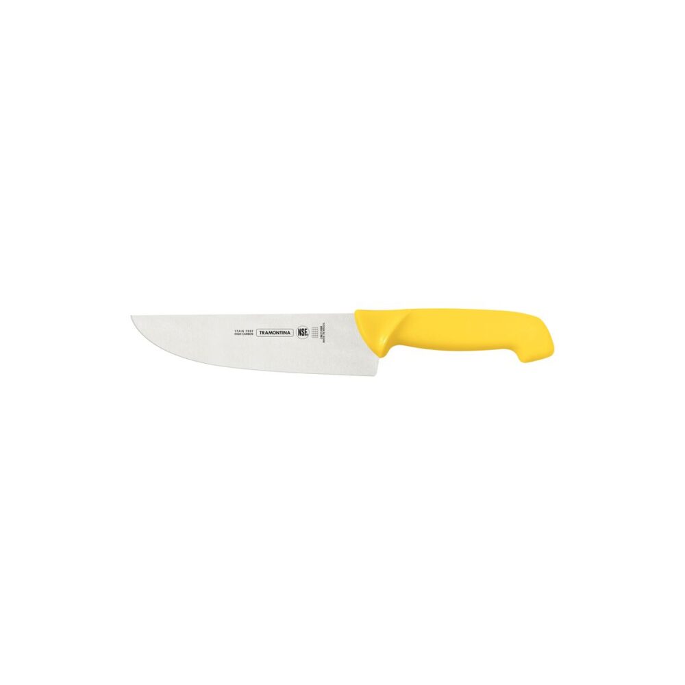 PRO CUCHILLO CARNICERO AMARILLO 8PLG