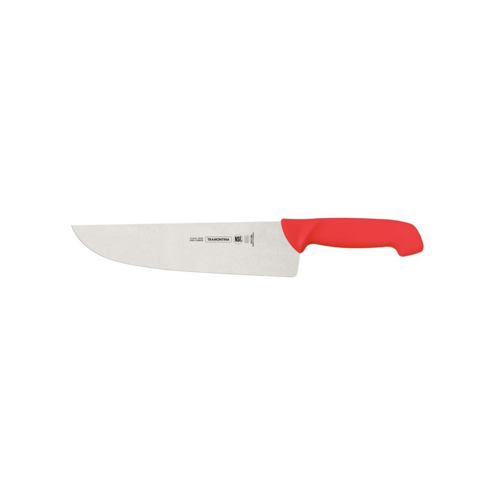 PRO CUCHILLO CARNICERO ROJO 10PLG
