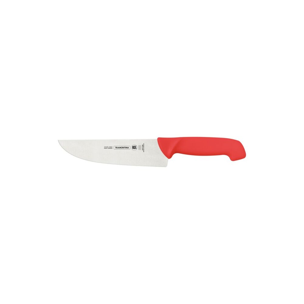 PRO CUCHILLO CARNICERO ROJO 8PLG