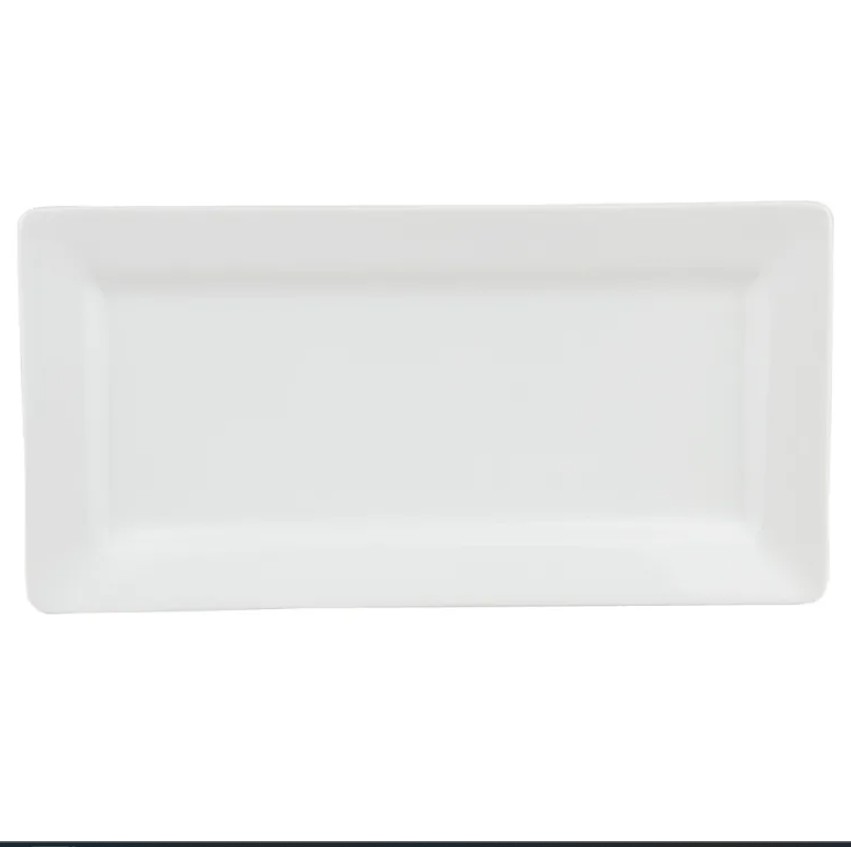 PLATO RCTNGLR SLATE 12X6PLG