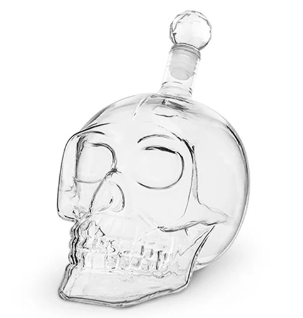 DECANTER DE LICOR FORMA DE CALABERA