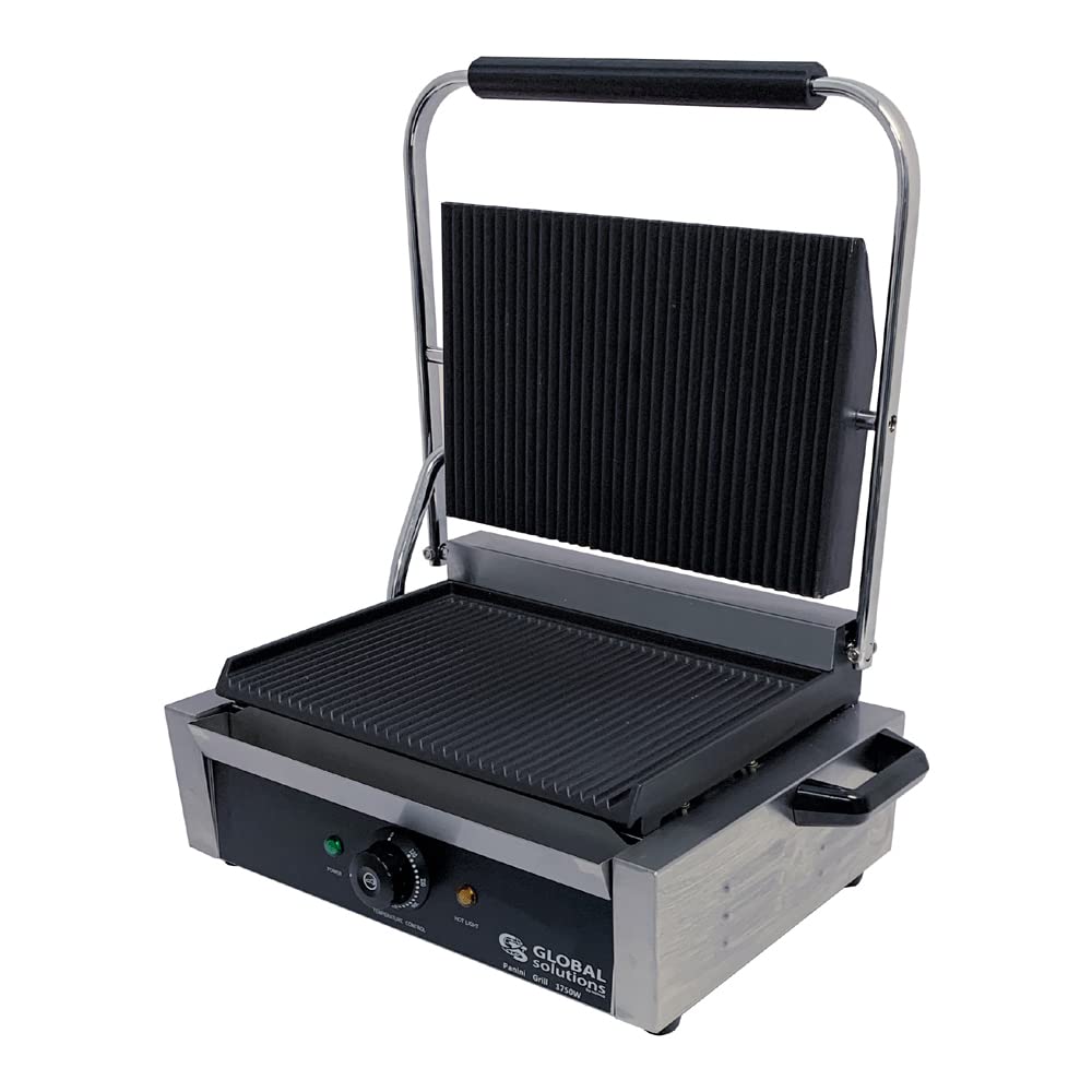 PLANCHA P/PANINI C/PLACAS RANURADAS
